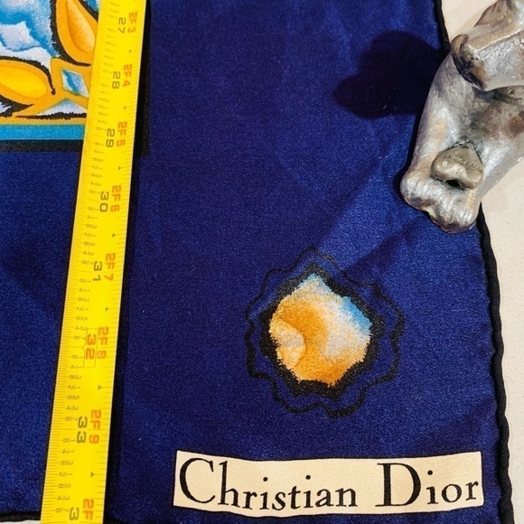 CHRISTIAN DIOR Silk Scarf Wrap - Picture 5 of 12